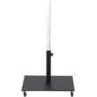 Meridian Furniture Fiji Grey Polyester Patio Umbrella with Base Set