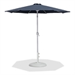 Meridian Furniture Fiji Grey Polyester Patio Umbrella with Base Set