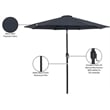 Meridian Furniture Fiji Black Polyester Patio Umbrella