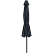 Meridian Furniture Fiji Black Polyester Patio Umbrella