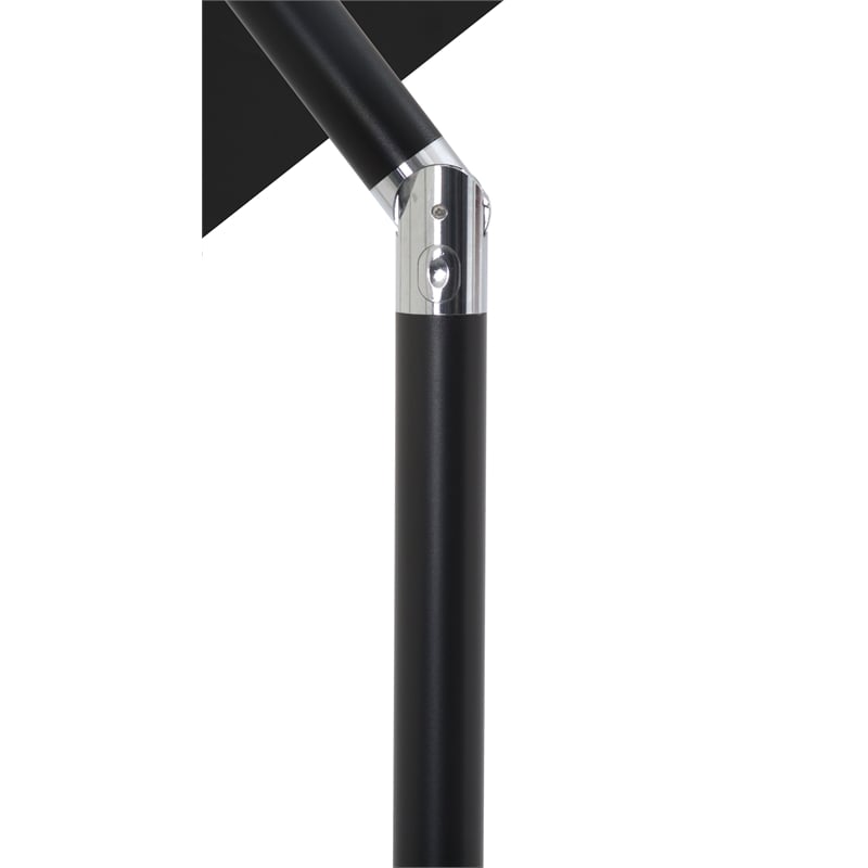 Meridian Furniture Fiji Black Polyester Patio Umbrella