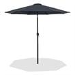 Meridian Furniture Fiji Black Polyester Patio Umbrella