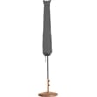 Meridian Furniture Fiji White Polyester Patio Umbrella with Base Set