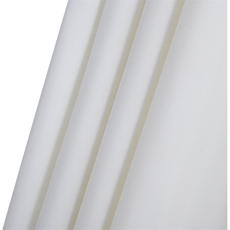 Meridian Furniture Fiji White Polyester Patio Umbrella with Base Set