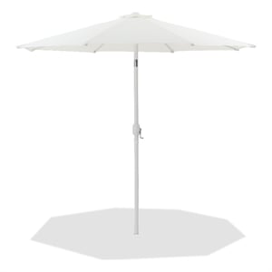 Meridian Furniture Fiji White Polyester Patio Umbrella