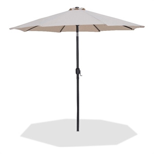 Meridian Furniture Fiji Beige Polyester Patio Umbrella