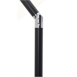 Meridian Furniture Fiji Black Polyester Patio Umbrella with Base Set