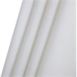 Meridian Furniture Amalfi White Polyester Patio Umbrella with Base Set