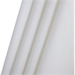 Meridian Furniture Amalfi White Polyester Patio Umbrella with Base Set