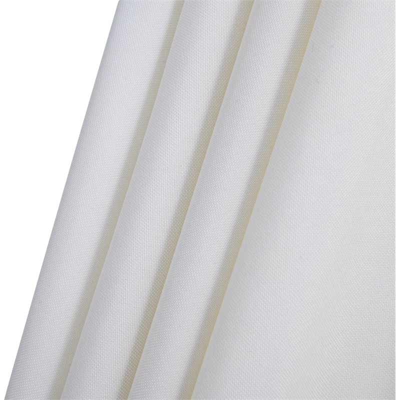 Meridian Furniture Amalfi White Polyester Patio Umbrella with Base Set