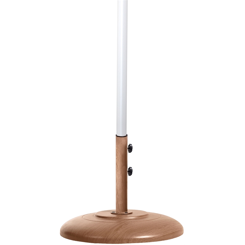 Meridian Furniture Amalfi Black Polyester Patio Umbrella with Base Set