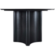 Meridian Furniture Corvina Black Oak Veneer And Sintered Stone Dining Table