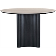 Meridian Furniture Corvina Black Oak Veneer And Sintered Stone Dining Table
