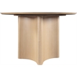 Meridian Furniture Corvina Natural Oak Veneer And Sintered Stone Dining Table