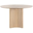 Meridian Furniture Corvina Natural Oak Veneer And Sintered Stone Dining Table