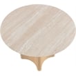 Meridian Furniture Corvina Natural Oak Veneer And Sintered Stone Dining Table