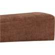 Meridian Furniture Alora Cognac Polyester Fabric Bench
