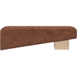 Meridian Furniture Alora Cognac Polyester Fabric Bench