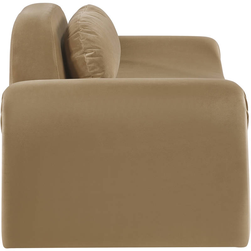 Meridian Furniture Austin Saddle Velvet Loveseat