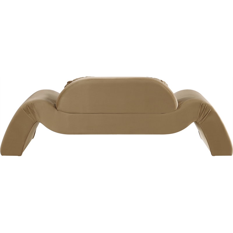 Meridian Furniture Austin Saddle Velvet Loveseat