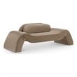 Meridian Furniture Austin Taupe Velvet Loveseat