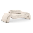 Meridian Furniture Austin Beige Microsuede Corduroy Loveseat