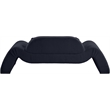 Meridian Furniture Austin Black Microsuede Corduroy Loveseat
