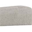 Meridian Furniture Alora Grey Polyester Fabric Bench