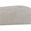 Meridian Furniture Alora Grey Polyester Fabric Bench