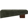 Meridian Furniture Alora Green Polyester Fabric Bench
