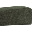 Meridian Furniture Alora Green Polyester Fabric Bench