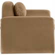 Meridian Furniture Austin Beige Velvet Chair
