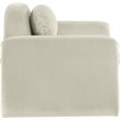 Meridian Furniture Austin Cream Velvet Chair
