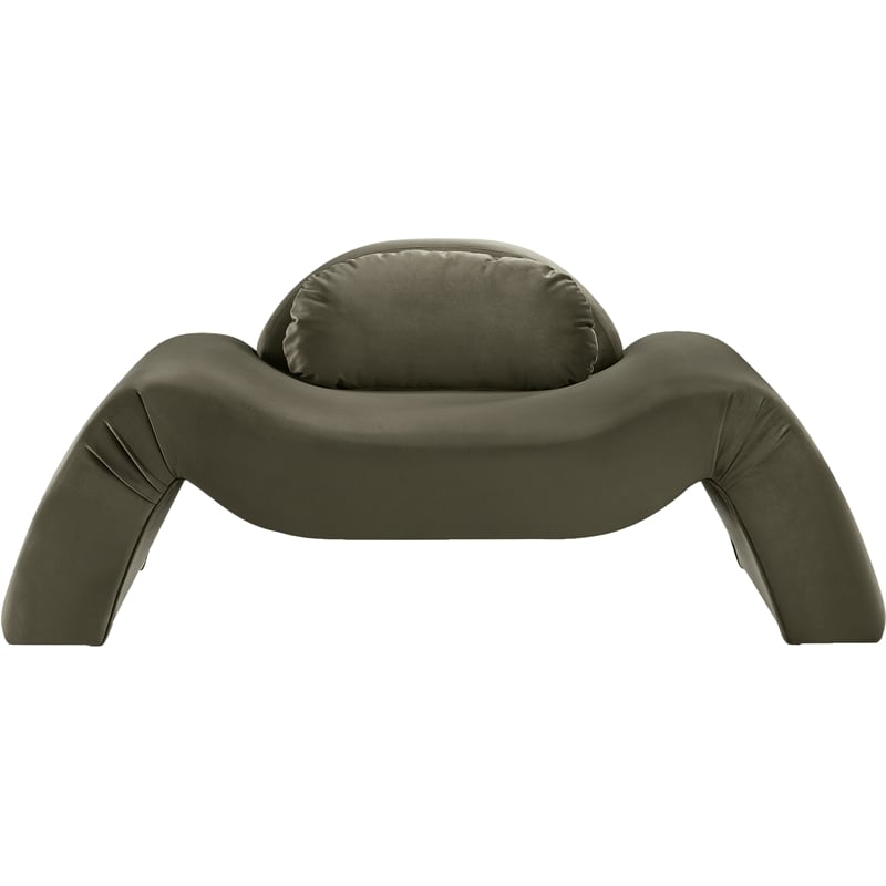 Meridian Furniture Austin Green Velvet Chair
