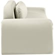 Meridian Furniture Austin Cream Velvet Sofa