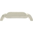 Meridian Furniture Austin Cream Velvet Sofa