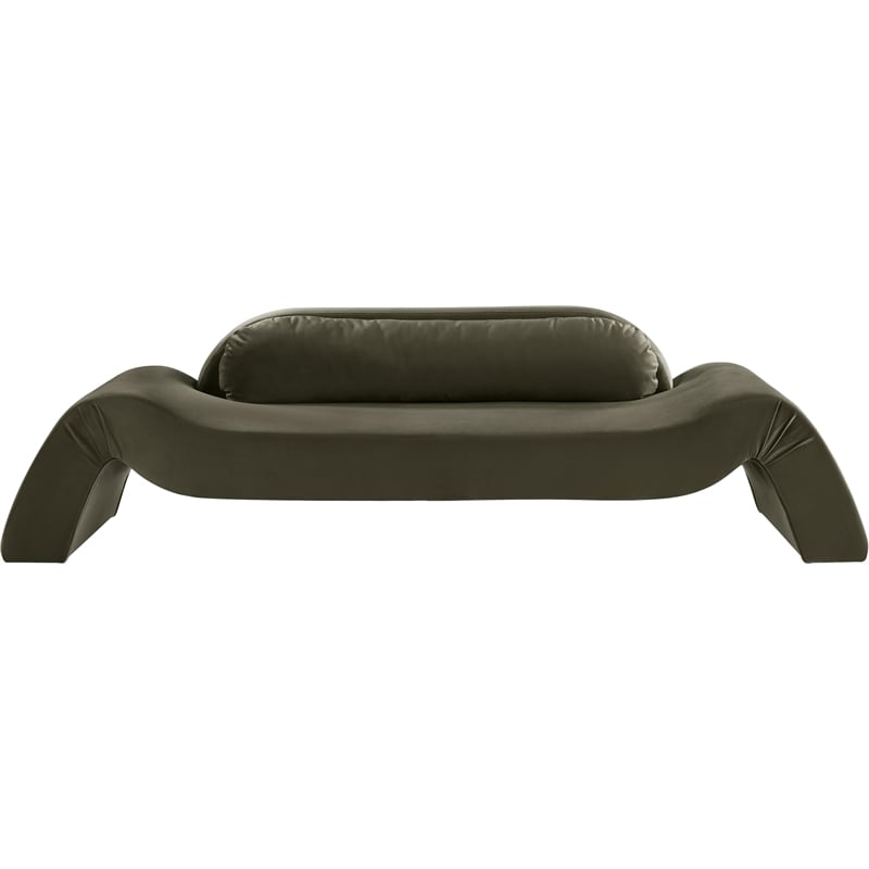 Meridian Furniture Austin Green Velvet Sofa