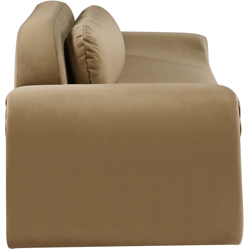 Meridian Furniture Austin Saddle Velvet Sofa