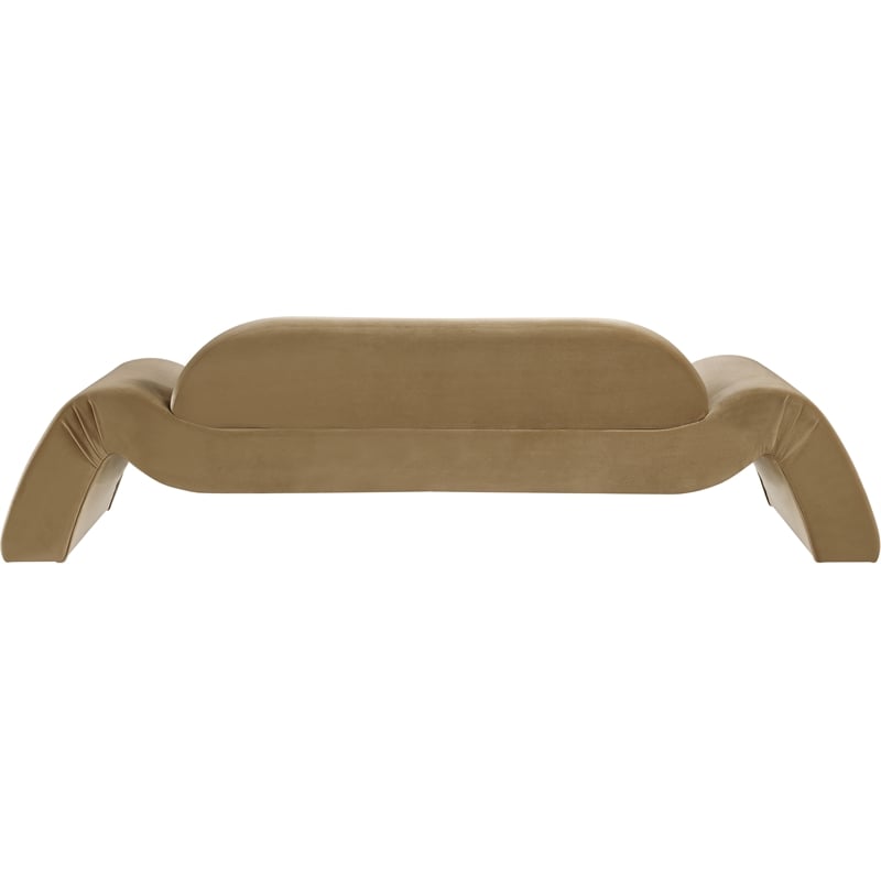 Meridian Furniture Austin Saddle Velvet Sofa