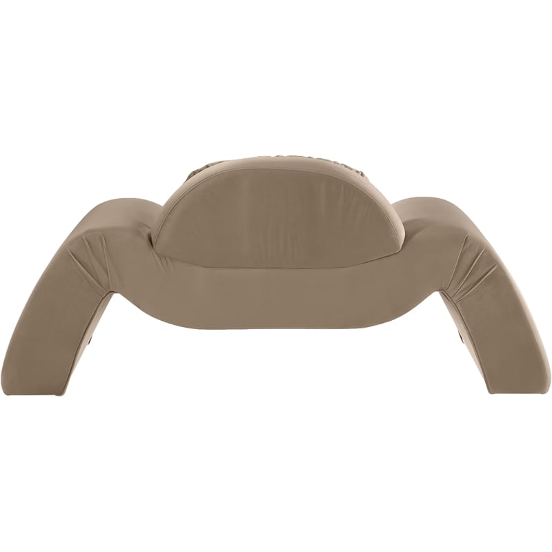 Meridian Furniture Austin Taupe Velvet Chair