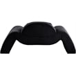 Meridian Furniture Austin Black Microsuede Corduroy Chair