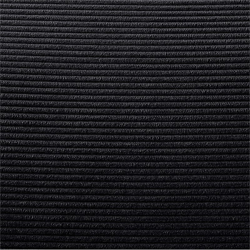 Meridian Furniture Austin Black Microsuede Corduroy Sofa