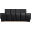 Meridian Furniture Jace Black Velvet Loveseat
