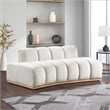 Meridian Furniture Jace Cream Velvet Loveseat