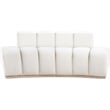 Meridian Furniture Jace Cream Velvet Loveseat