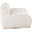 Meridian Furniture Jace Cream Velvet Loveseat