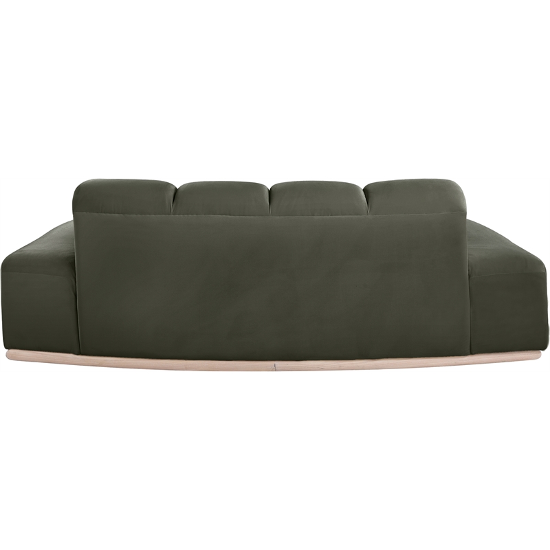 Meridian Furniture Jace Green Velvet Loveseat