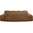 Meridian Furniture Jace Saddle Velvet Loveseat