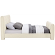 Meridian Furniture Camila Beige Chenille Fabric Full Bed