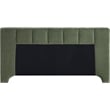 Meridian Furniture Camila Green Chenille Fabric Queen Bed
